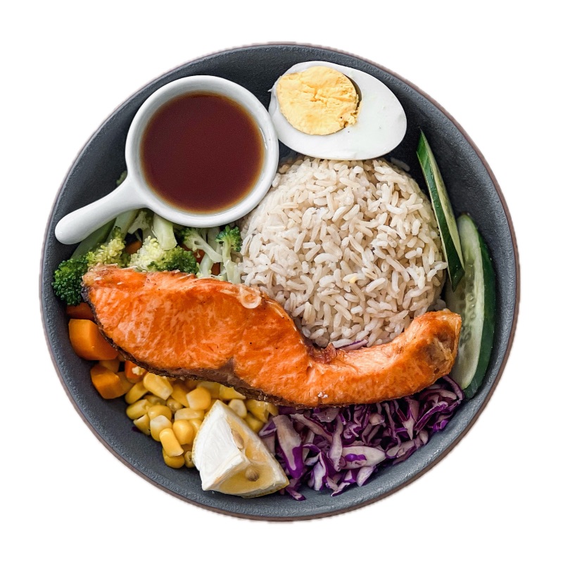 Eathami 食坊 SM9 Hami Salmon Brown Rice 食坊三文鱼糙米饭