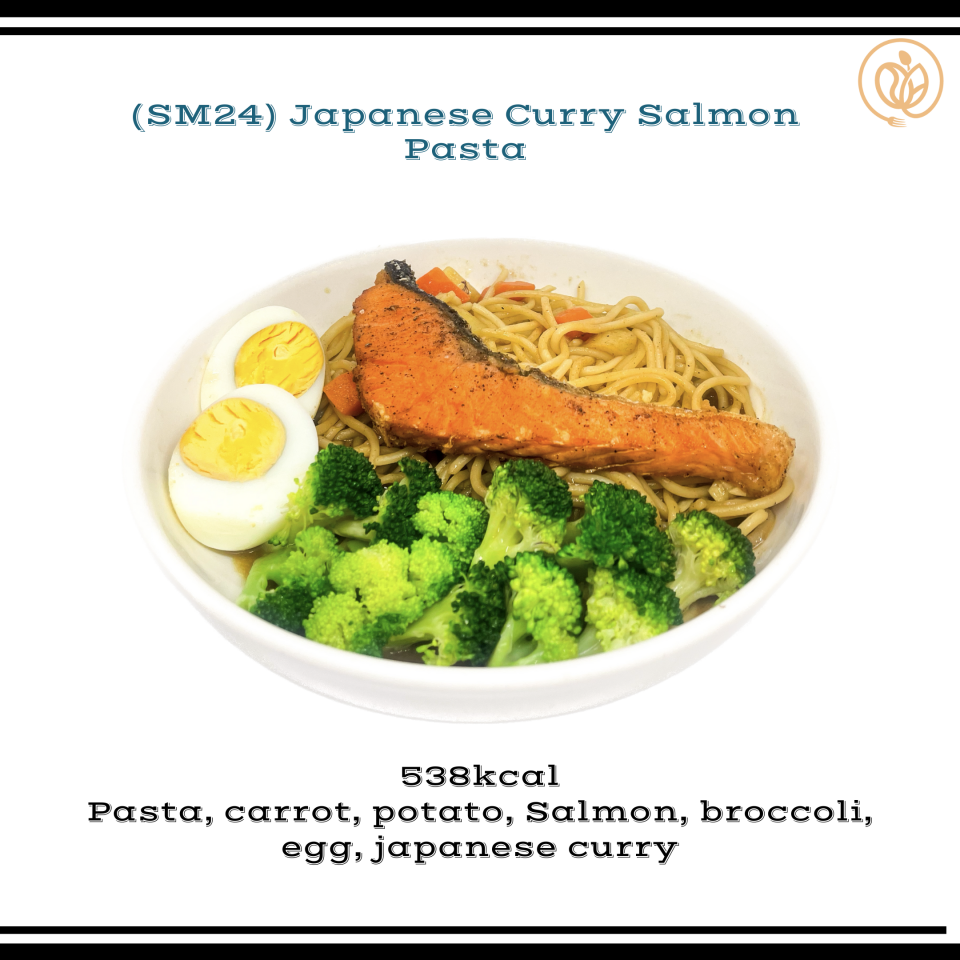 Eathami 食坊 SM24 Japanese Curry Salmon Pasta 日本咖喱三文鱼意大利面